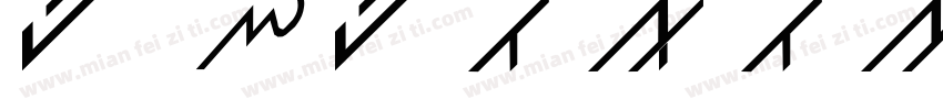 ULU 7 SEGMmENT Regular字体转换